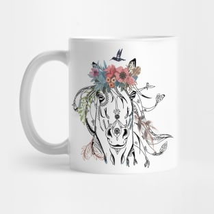 Beautiful Horse Artwork, Animal Lovers, Unicorn Art Mug